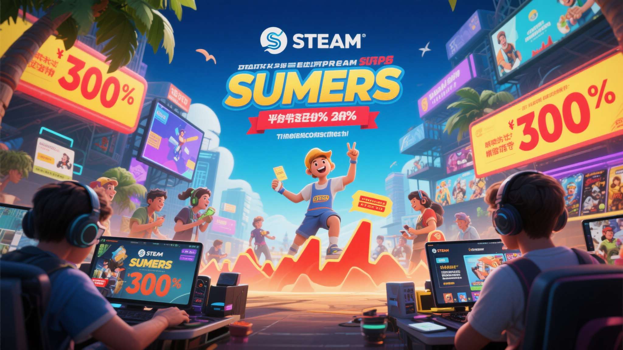 迎接夏日热血时光！ STEAM®平台多款特卖活动即将开跑！